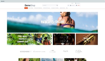 Shopware - Demo Shop Homepage